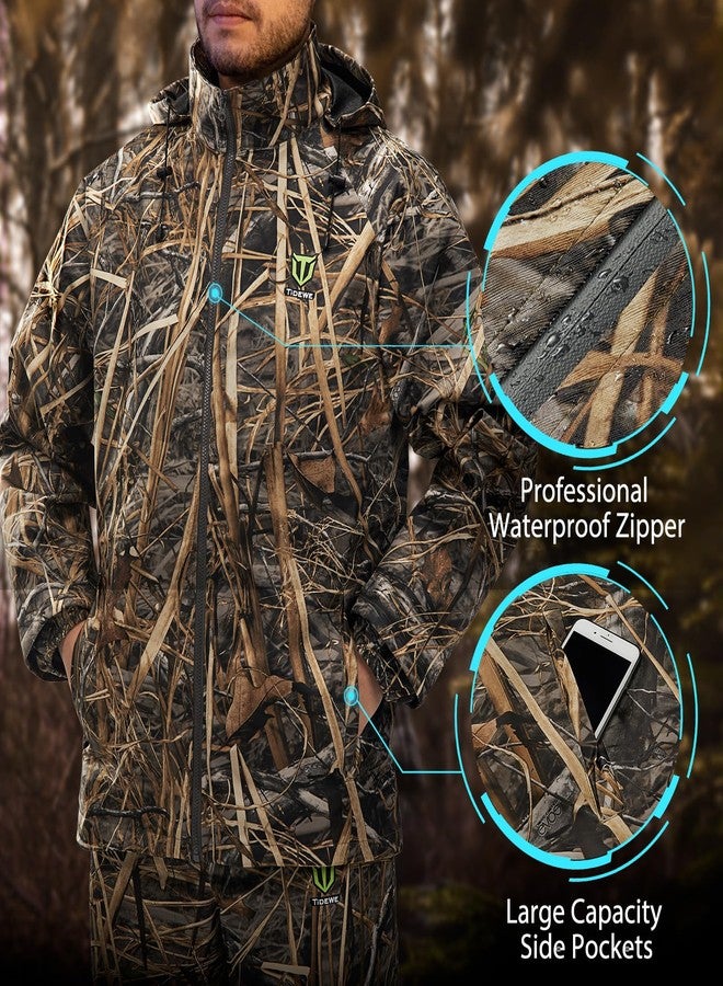 TIDEWE Rain Suit, Waterproof Breathable Lightweight Rainwear (Next Camo Evos Size M) - Image 4